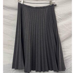 French Connection, Gray Accordion Pleated Skirt, small